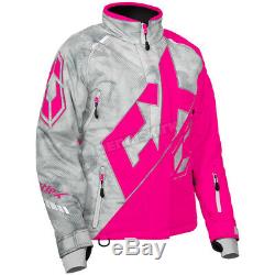 Castle X Women's Alpha Gray/Pink Glo Vapor Jacket (Womens M / Medium) 71-1984