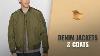Denim Men S Jackets U0026 Coats Goodthreads Men S Bomber Jacket Olive Medium