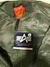 G. I. Usaf Ma-1 Green Flyers Jacket By Alpha Industries, Made In Usa