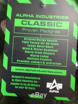 Genuine Alpha Industries Core Line Flight CWU 45 Sage Green Bomber Jacket