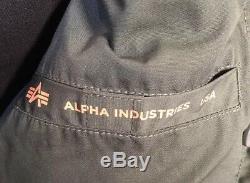 Genuine Alpha Industries Olive Green M-65 Cold Weather Field Jacket Size Medium