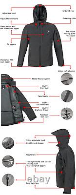 Graphene-X Alpha Series Jacket RECCO Rescue System, graphene shell NEW size M
