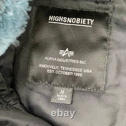 HIGHSNOBRIETY x Alpha Industries N3B Parka Men's Size M Midnight Black