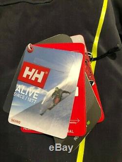 Helly Hansen Alpha 3.0 Graphite Blue Medium Ski Jacket NWT Men's