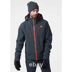 Helly Hansen Alpha 3.0 Men's Insulated Ski Jacket 65551/983 Slate NEW