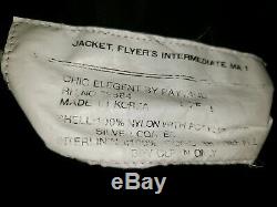 Jacket Flyer's Intermediate MA-1 Bomber Flight Fender USA Jacket L