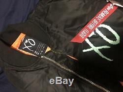Legend Of The fall Xo Bomber Jacket By Alpha Industries Size Medium