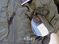 MADE IN USA MA-1 Alpha Industries MEDIUM Pilot Flight Jacket US Army MADE IN USA