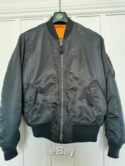 MA-1 by ALPHA INDUSTRIES SIZE MEDIUM. IN EXCLT CONDTN. Rare colour US import