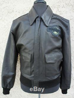 MONSTER TRUCKS Movie Prop Terravax Leather Jacket Rob Lowe Alpha Industries M