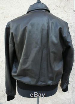 MONSTER TRUCKS Movie Prop Terravax Leather Jacket Rob Lowe Alpha Industries M