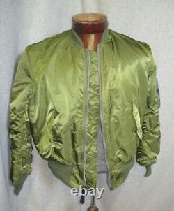 Ma-1 Alpha Jacket For Ground Crew Only Size M Made In USA