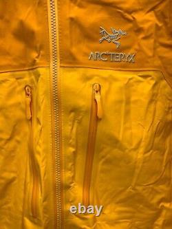 Medium ARCTERYX Alpha AR Wildchild Orange Gore Tex Pro Rain Coat Jacket