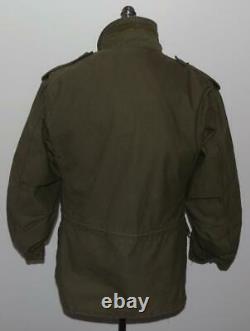 Men's 1975 Vietnam ALPHA M-65 Cold Weather Military Field Jacket Coat M Hooded