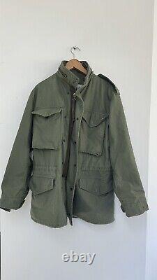 Men's Alpha Industries M65 Field Jacket Green Size Medium 33-37 Chest