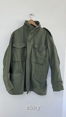 Men's Alpha Industries M65 Field Jacket Green Size Medium 33-37 Chest