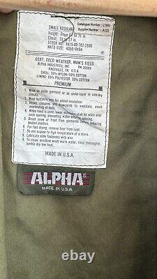 Men's Alpha Industries M65 Field Jacket Green Size Medium 33-37 Chest