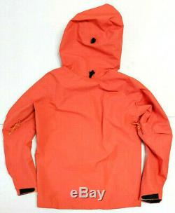 Mens Arcteryx Orange Alpha SV Gore Tex Pro Hardshell Ski Snowboard Jacket Small