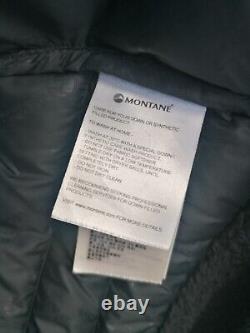 Montane Goretex Polartec Alpha Down Jacket Size Medium Black Peak Hood