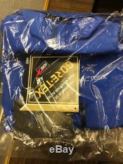 NEW Arc'teryx Alpha SV Jacket Men's Medium Rigel Blue Gore Tex Pro Shell