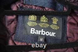 NEW BARBOUR ALPHA WAX JACKET in Navy- size M #WAX92