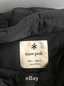 NEW Snow Peak Flexible Insulated Shirt Jacket Polartec Alpha Grey Size Large