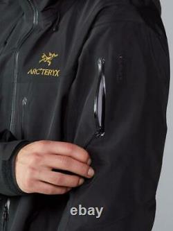 NEW with TAGS Arc'teryx ALPHA SV BLACK 24K Jacket = Mens MEDIUM