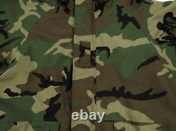NWOT US Army Military ECWCS Cold Weather Woodland Camouflage Hooded Parka Jacket