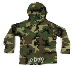 NWOT US Army Military ECWCS Cold Weather Woodland Camouflage Hooded Parka Jacket