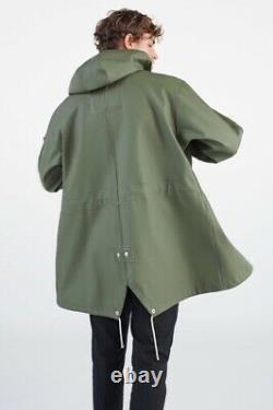 NWT $545 Stutterheim Raincoats X Alpha Industries M-65 Fishtail Parka Jacket M