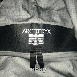NWT Arcteryx Mens Alpha SV'19 Med Black Gore-Tex Shell Full Zip Jacket Ski Snow