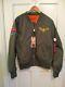 Nwt Captain Marvel Cast And Crew Alpha Industries Bomber Jacket Mcu Women's M