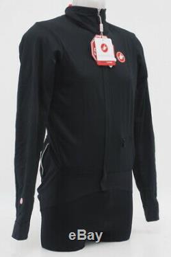 New! Castelli Mens Alpha Cycling Jacket Black Size Medium