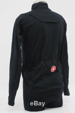 New! Castelli Mens Alpha Cycling Jacket Black Size Medium