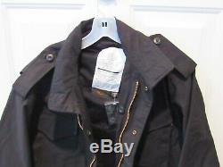 New Original ALPHA INDUSTRIES M-65 Field Jacket Black men's size medium regular