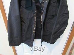 New Original ALPHA INDUSTRIES M-65 Field Jacket Black men's size medium regular