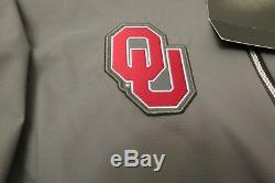 Nike 2017 Oklahoma Sooners Playoff Cfp Alpha Fly Rush Shield Jacket Mens Medium