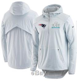Nike New England Patriots Super Bowl 52 Alpha Shield Media Day Jacket Size M
