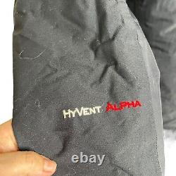 North Face ALPZ Summit Series HyVent Alpha Ski Snow Jacket Coat Black M Medium