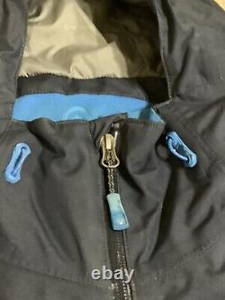 North Face RECCO Summit Series HyVent Alpha Jacket Men's Size M Blue Medium Navy