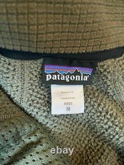 Patagonia MARS R2 Grid Fleece Jacket Size MEDIUM Alpha Green Polartec RARE