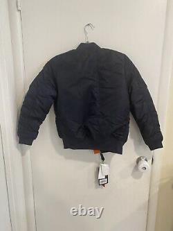 RARE ALPHA INDUSTRIES Flyers Jacket Coat Size Youth Medium M 10 /12 Hard to Find