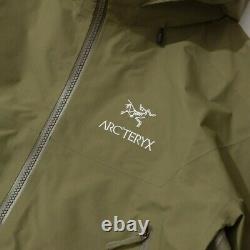 RRP £600 Arcteryx Beta AR Gore-tex Pro size Medium waterproof Green rain alpha