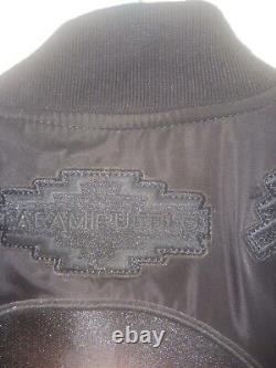 Rare Marcelo Burlon X Alpha Industries Embroidered Military Bomber Jacket Med