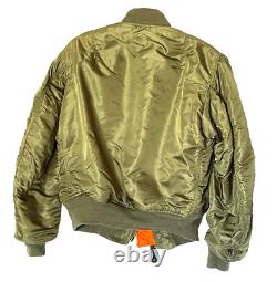 Richard Moore MA-1 Medium Intermediate Flight Jacket Alpha Industries 1972