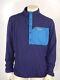 Stio Men's Alpha Alpine Insulated Pullover Ripstop Jacket Blue Size Large