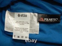 STIO Men's ALPHA ALPINE Insulated Pullover Ripstop Jacket Blue Size LARGE