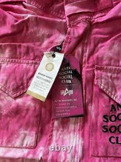Size Medium Anti Social Social Club Alpha Industries x ASSC M-65 Jacket Pink