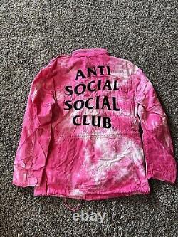 Size Medium Anti Social Social Club Alpha Industries x ASSC M-65 Jacket Pink