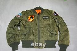 TOP GUN Paramount official ALPHA MA-1 limited edition of 5000 Flight jacket GOOD